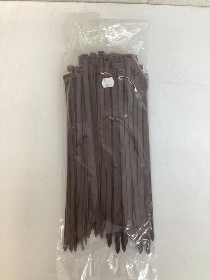 Southwire 12” Brown Cable Ties, 100 ct.