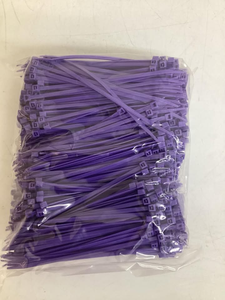 Southwire 5.7” Purple Cable Ties, 1000ct