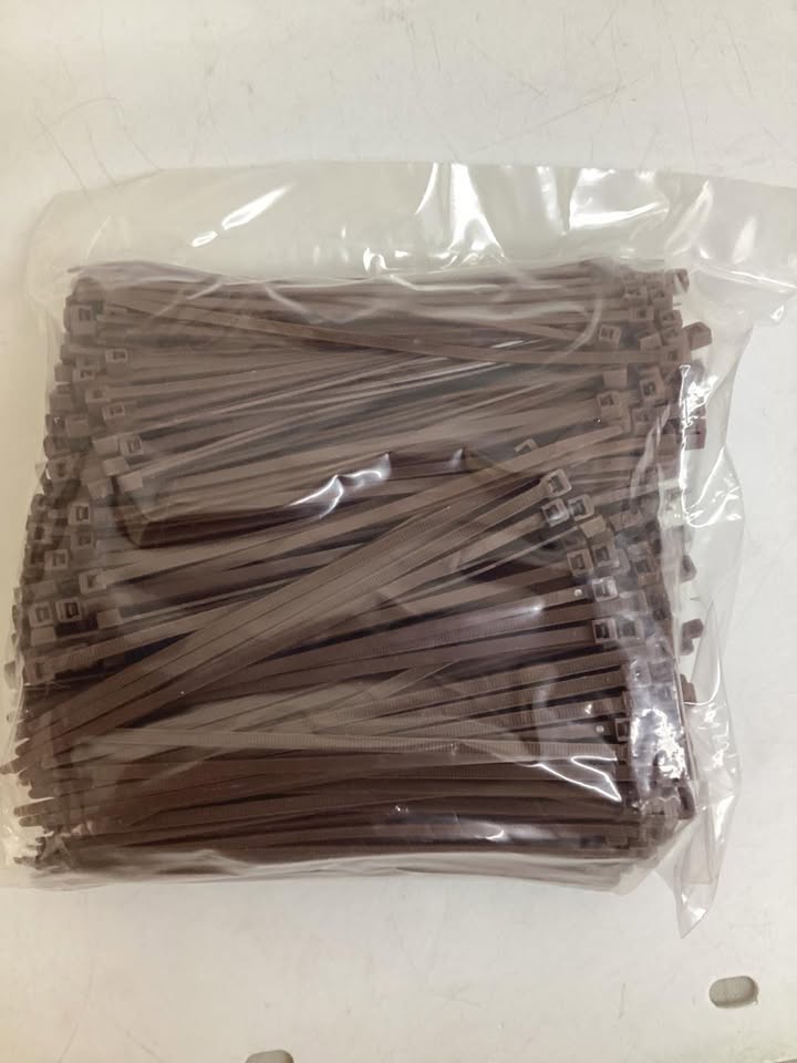 Southwire 7.6” Brown Cable Ties, 1000ct