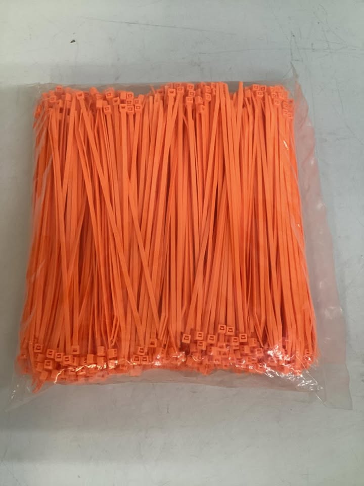 Southwire 8.7” Orange Cable Ties, 1000 pack