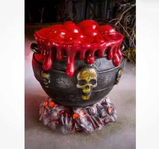 Home Accents 2.5 ft. Giant LED Oozing Cauldron Halloween Prop With Sound Effect