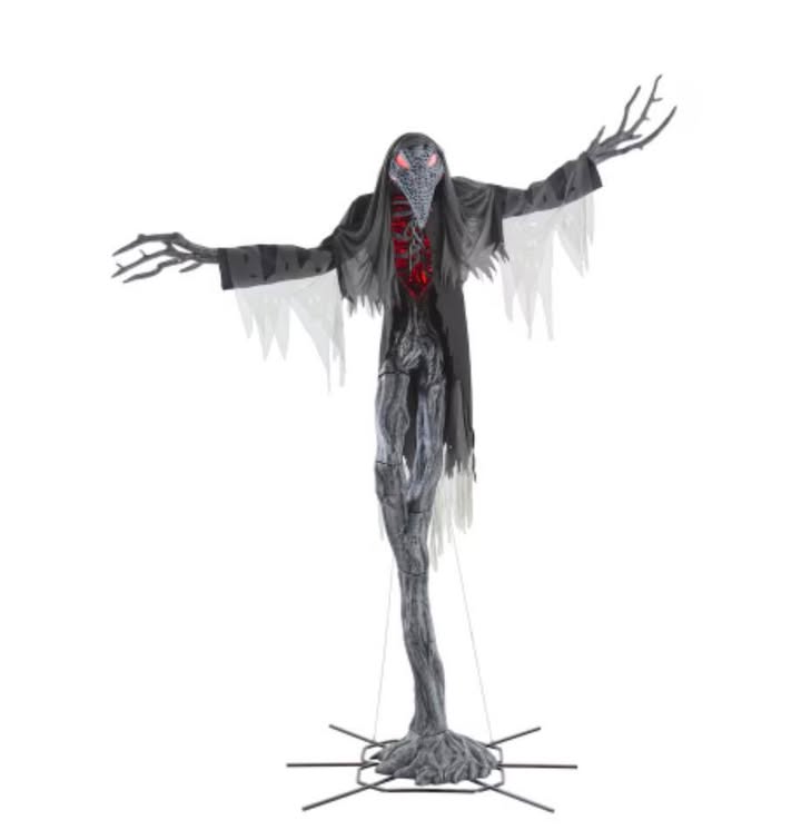 15 ft. Grave & Bones Giant-Sized Animated LED Gally-Crow