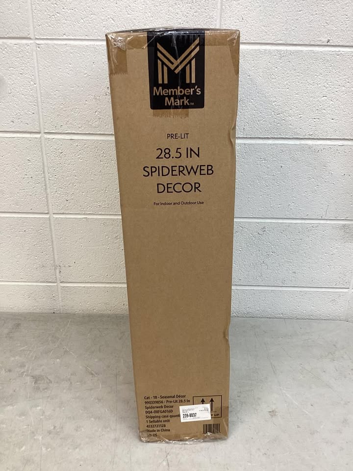 Member's Mark 28.5" Pre-Lit Spiderweb Decor