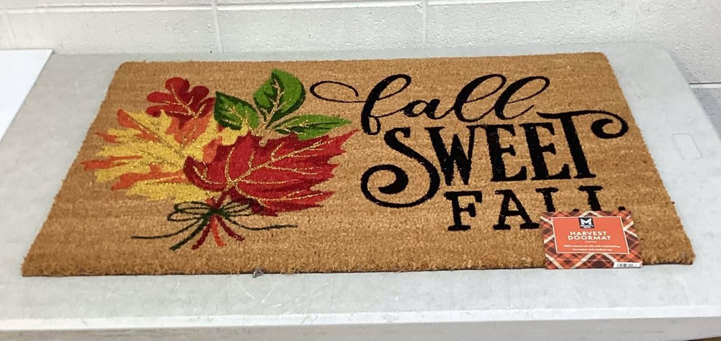 Brain New Member's Mark Harvest Coir Doormat, 36" x 23"