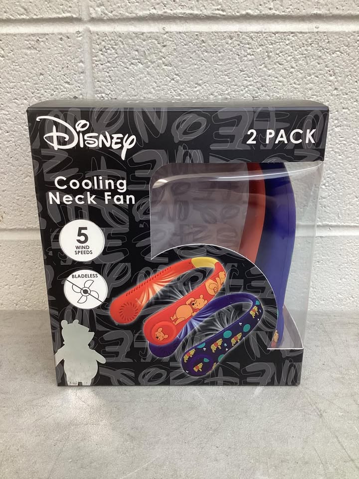 Disney Cooling Neck Fan, 2 pack