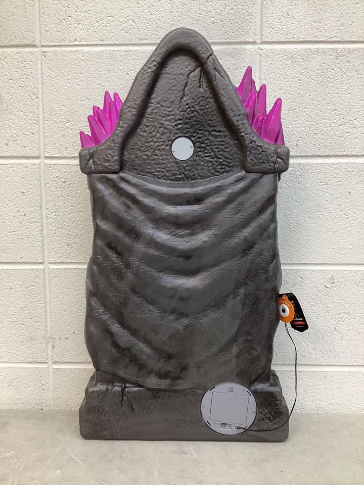 Hyde and Eek! Lit Reaper Tombstone, 27” H