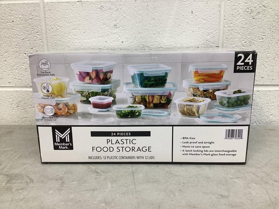 Member's Mark 24-Piece Plastic Food Storage Set