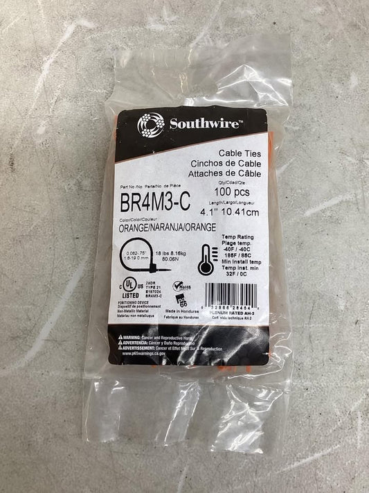 Southwire Orange Cable Ties