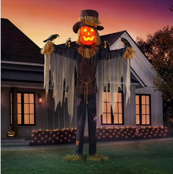 Member's Mark 8' Pre-Lit Animated Scarecrow