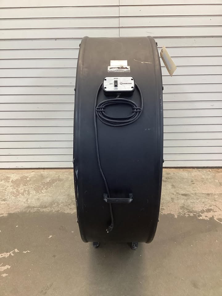Lightly used Strongway 48in. Belt Drive Drum Fan, 21,000 CFM, 120V, 2 Speeds