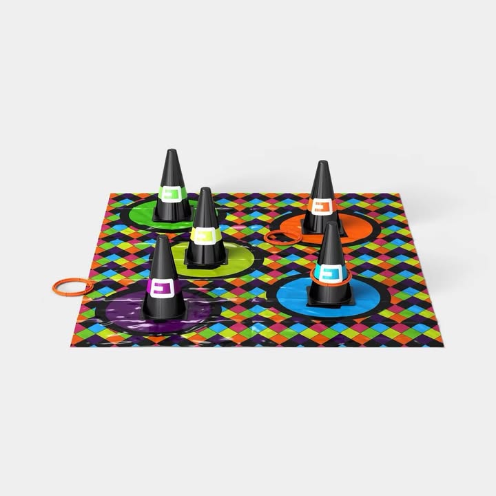 9pc Witch Hat Ring Toss Party Games Kit - Hyde and EEK! Boutique Halloween