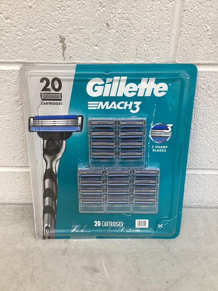 Gillette Mach3 Men's Razor Cartridges, 20 ct.