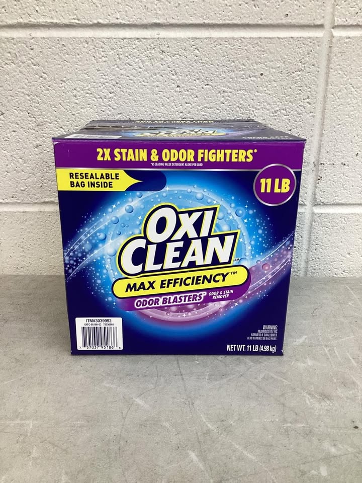 OxiClean Max Efficiency Odor Blasters Laundry Stain Remover Powder, 11 lb.