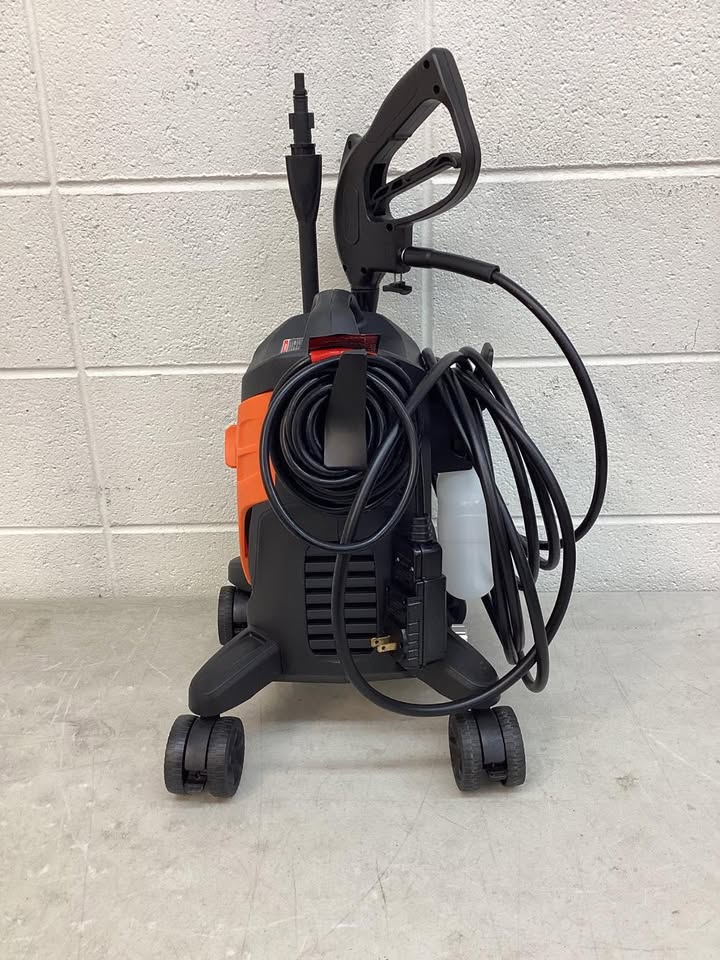 Ironmax 2400 PSI High Pressure Cleaner Machine Electric Pressure Washer with 4 Wheels Orange