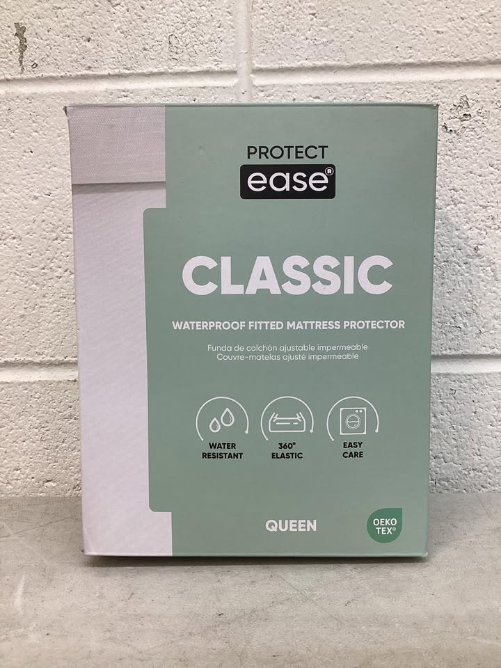 ProtectEase Waterproof Mattress Cover, Queen Size