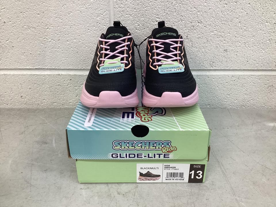 Skechers Girls Glide-Lite Sneaker, Size 13K