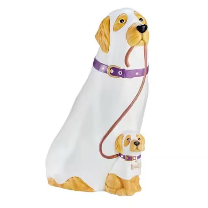 Golden Retriever Halloween Dog Blow Mold Ghost LED