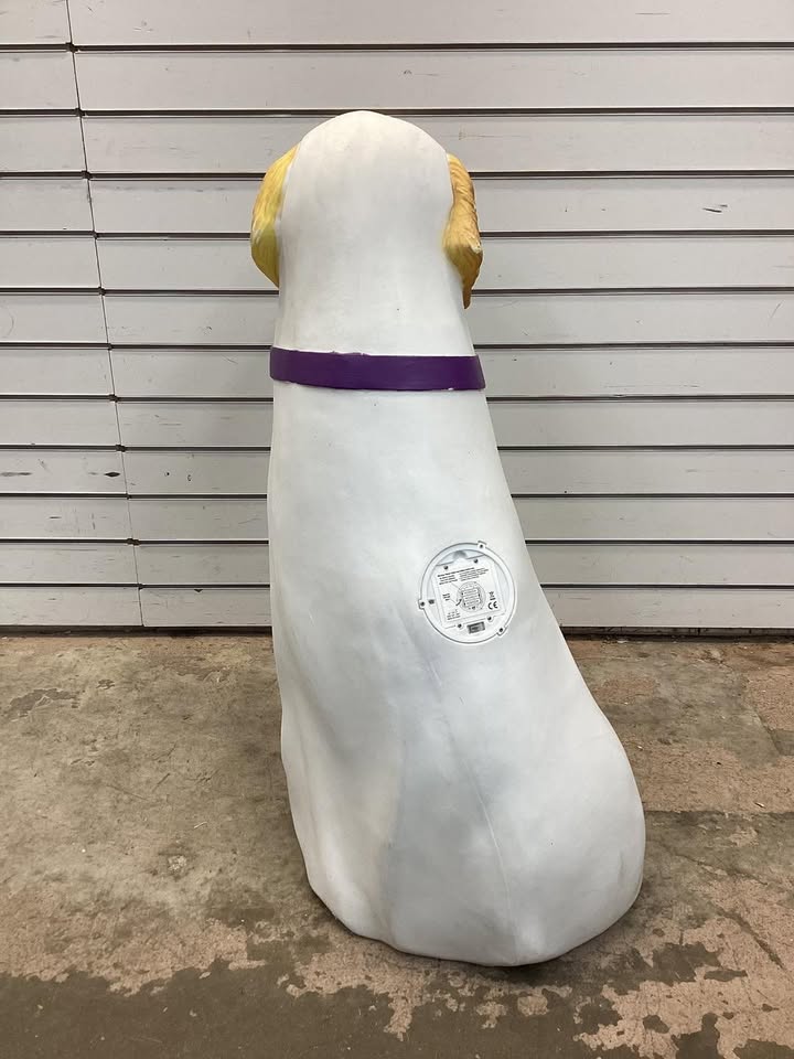 Golden Retriever Halloween Dog Blow Mold Ghost LED