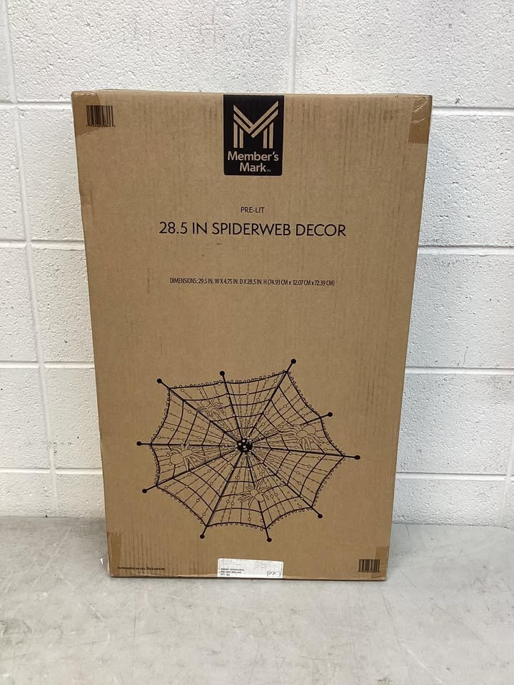 Member's Mark 28.5" Pre-Lit Spiderweb Decor
