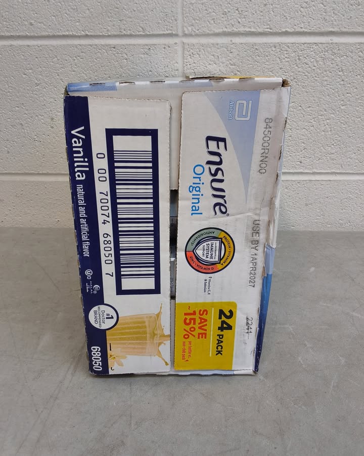 Ensure Original Nutrition Shake, Vanilla 8 fl. oz., 24 ct.