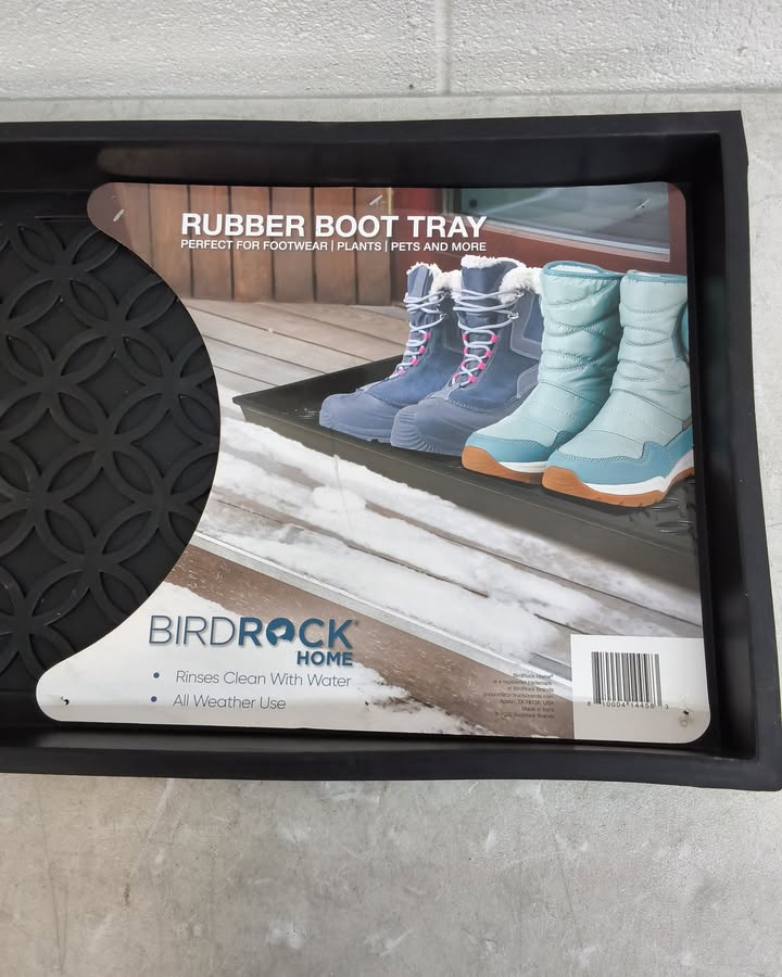 Birdrock Home Rubber Boot Tray