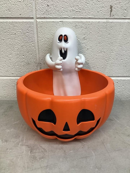 Hyde & EEK! Boutique Light Up Jack-O-Lantern Halloween Candy Bowl