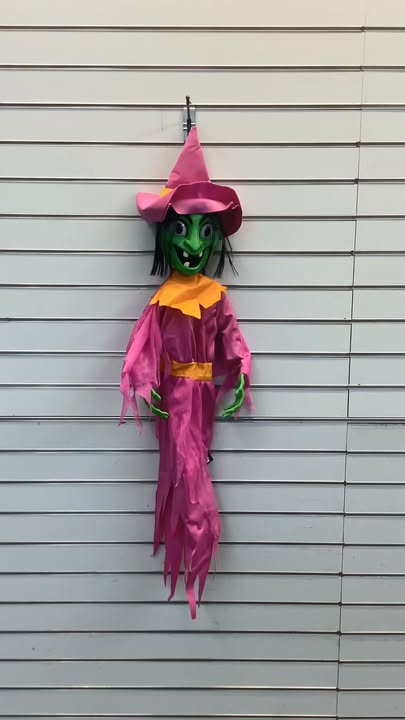 Target Halloween Hanging Animated Witch