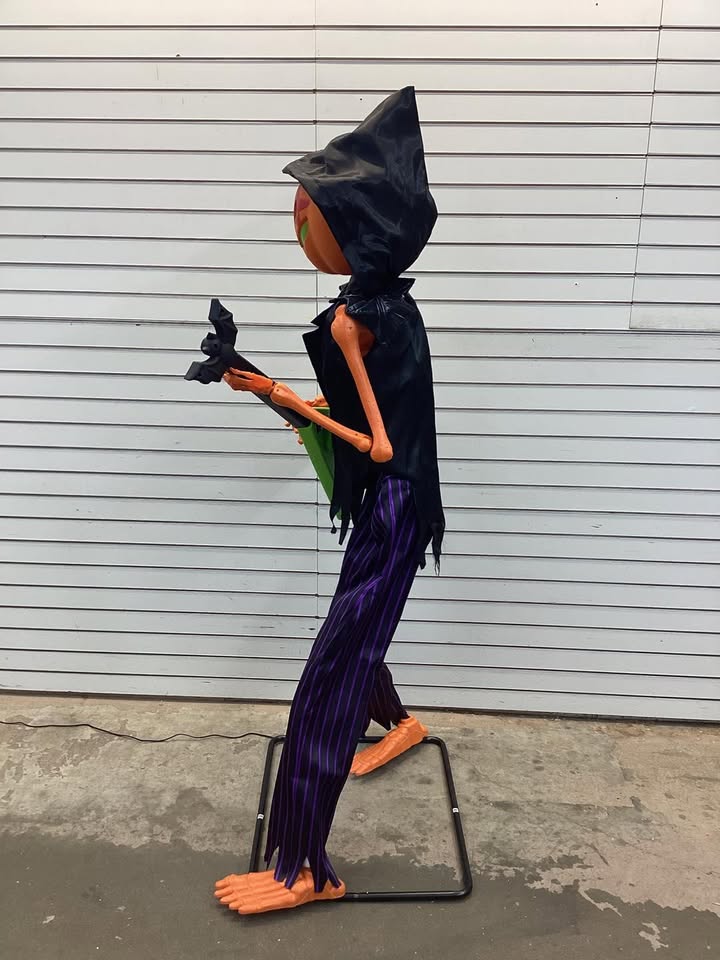 Hyde and Eek! 5'5" LED Sound & Motion Activated Pumpkin Rocker