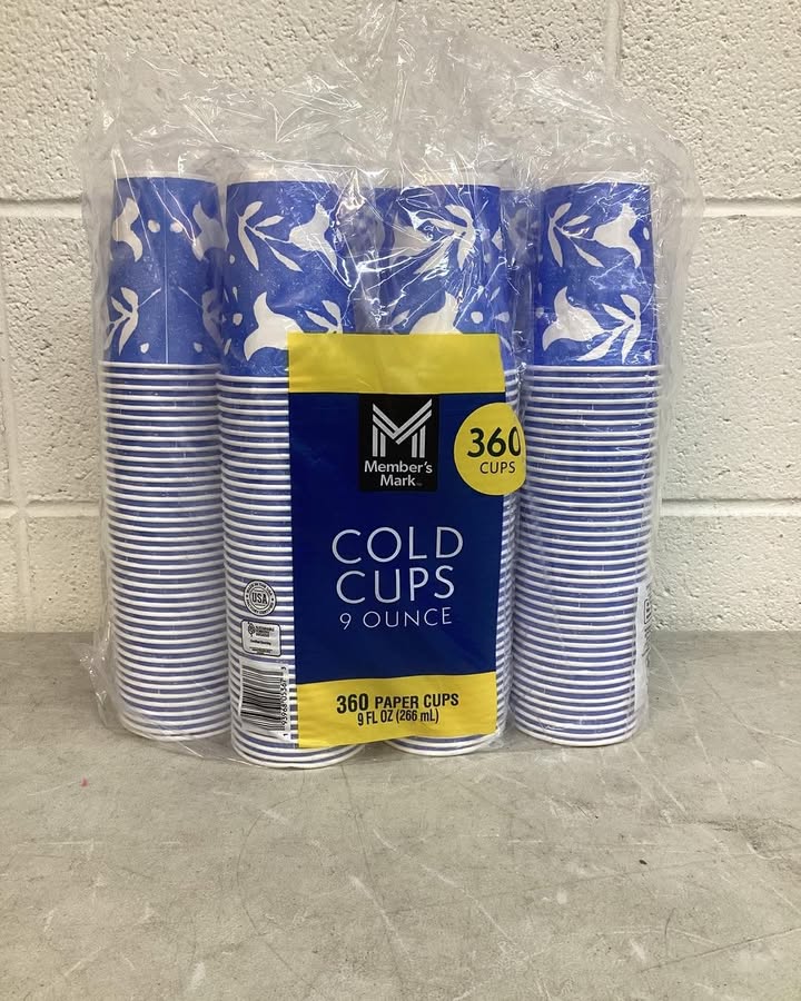 Member's Mark Printed Paper Bath Cold Cup 9 oz., 360 ct.