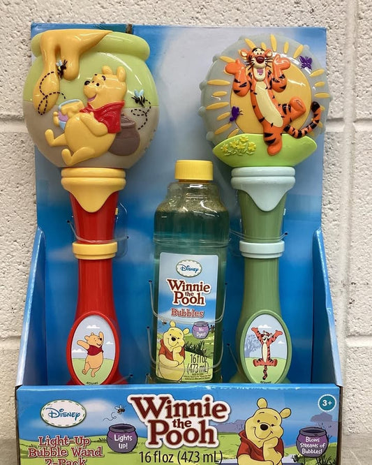 Little Kids Winnie The Pooh Light-Up Bubble Wands, 2 pk.