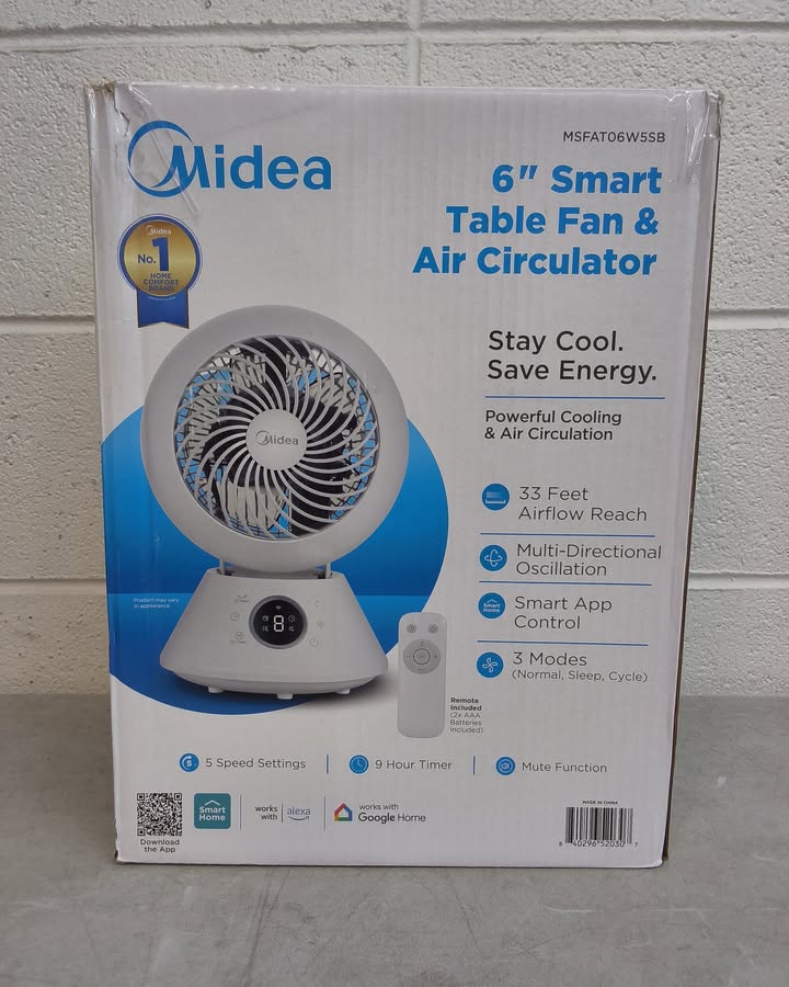 Midea Smart TurboBreeze Air Circulator