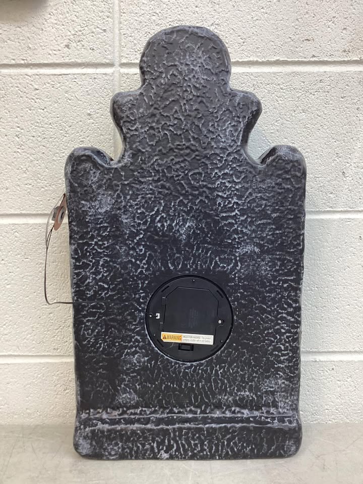 21" 'Trick or Treat' Lit Plastic Tombstones Halloween Decorative Prop Gray - Hyde and EEK! Boutique