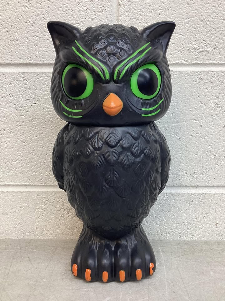 Hyde & EEK! Boutique Indoor Haunted House Theme Light & Sound Owl Halloween Decorative Prop