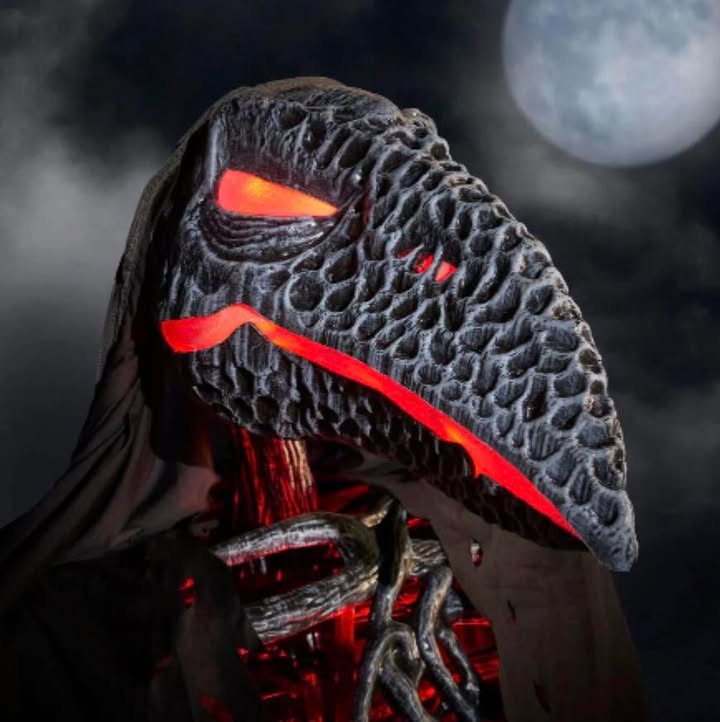 15 ft. Grave & Bones Giant-Sized Animated LED Gally-Crow