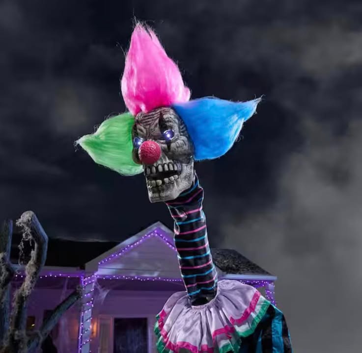 6 FT Halloween Classics Animated LED Neon Nightmare