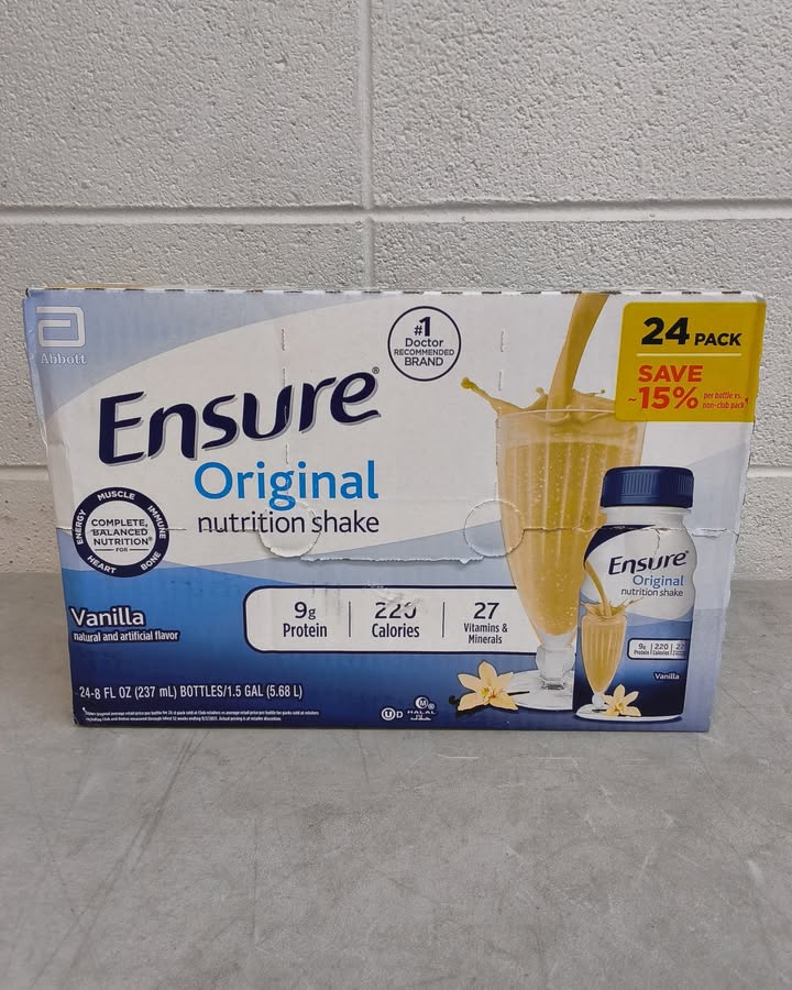 Ensure Original Nutrition Shake, Vanilla 8 fl. oz., 24 ct.