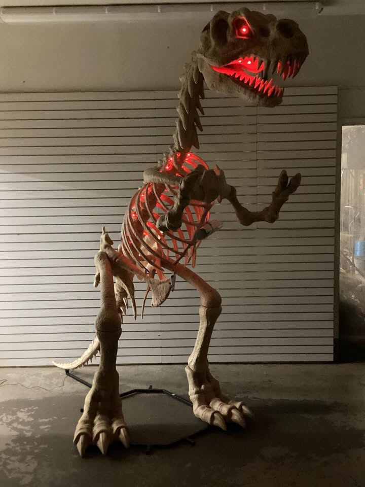 9 FT Grave & Bones Giant-Sized LED T-Rex