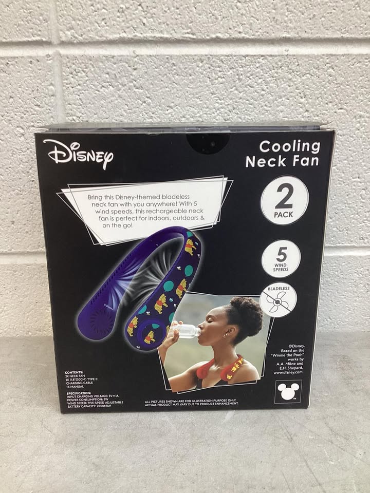 Disney Cooling Neck Fan, 2 pack
