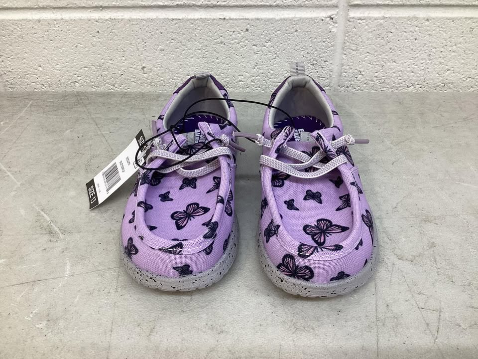 Eddie Bauer Girls Canvas Loafer, Size 13K