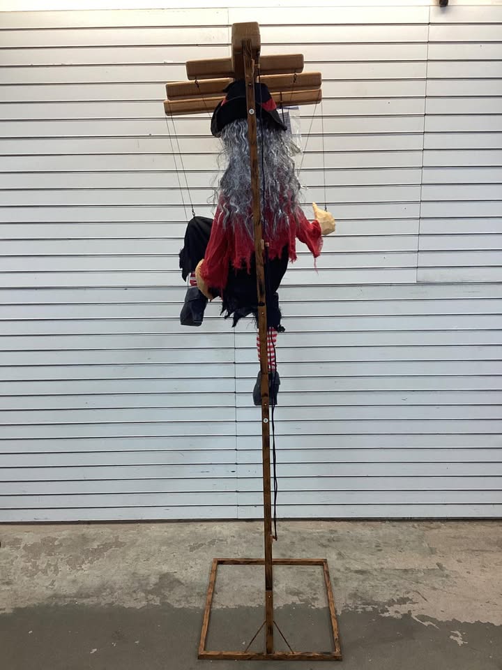 6' Marionette Witch Animatronic Halloween Puppet Animated