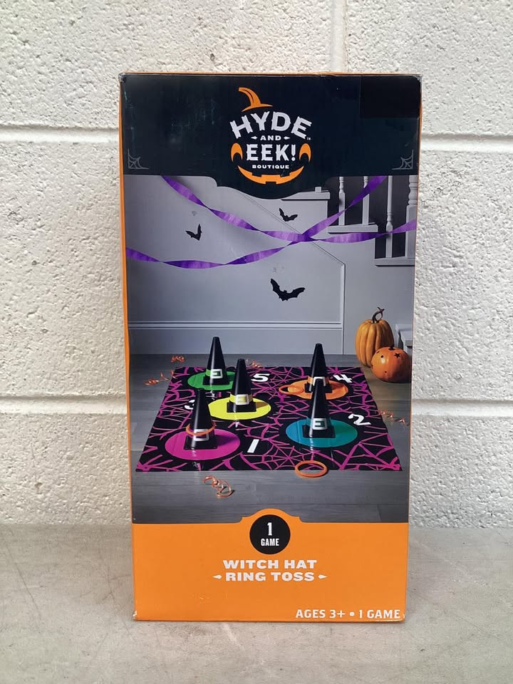 9pc Witch Hat Ring Toss Party Games Kit - Hyde and EEK! Boutique Halloween