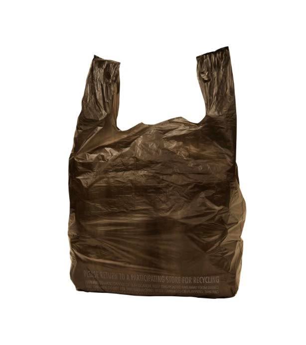 Black T-Shirt Carryout Bags, 11.5" x 6.5" x 22" 1000 ct.