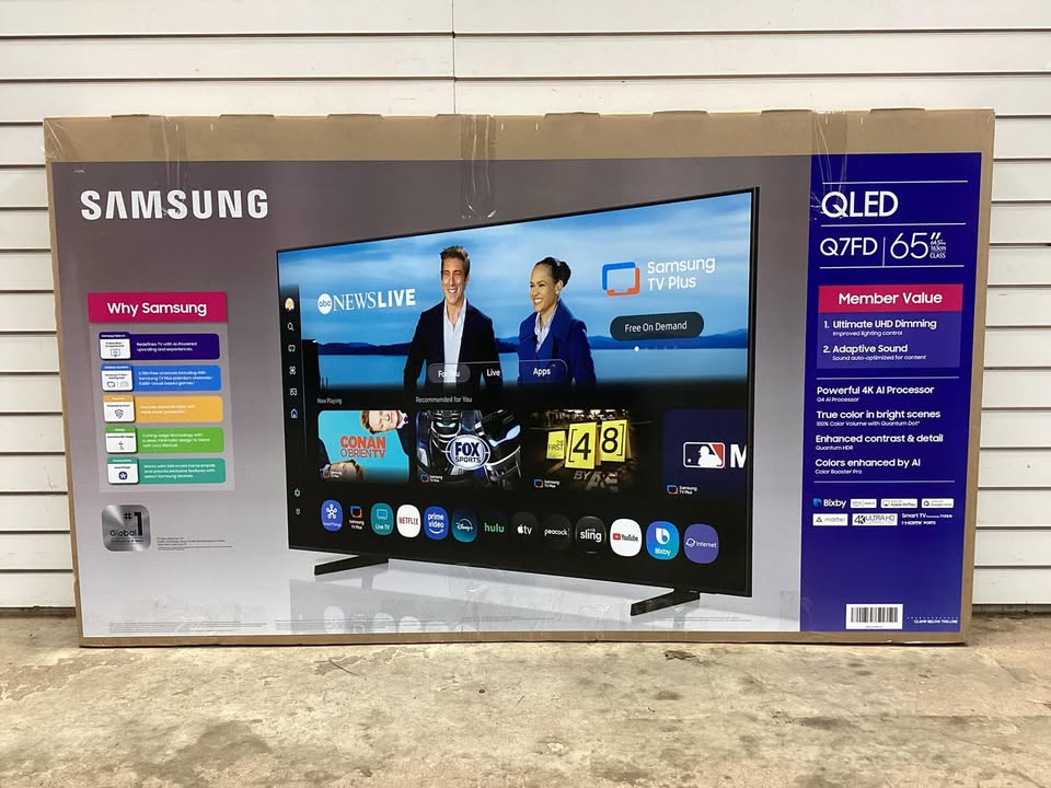 SAMSUNG 65" Class Q7FD Series 4K QLED Smart TV