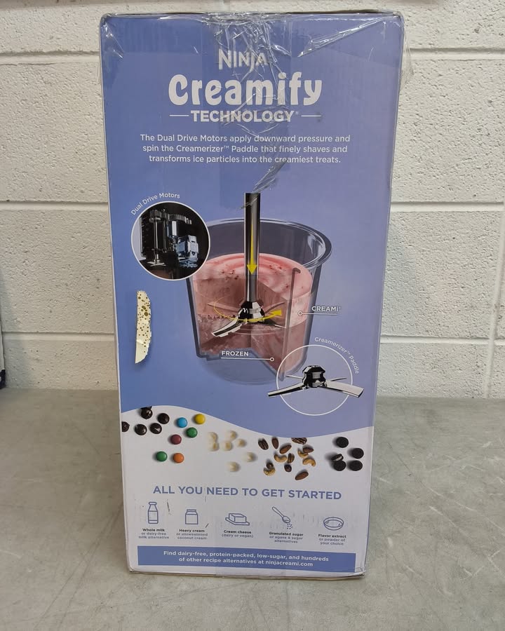 Ninja CREAMi 7-in-1 Ice Cream & Sorbet Maker with Additional Pints
