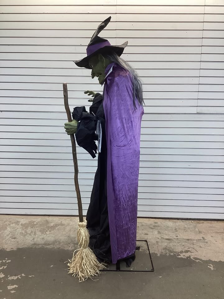 Home Accents Holiday 7 FT Wicked Woods Animated LED Spellcasting Witch