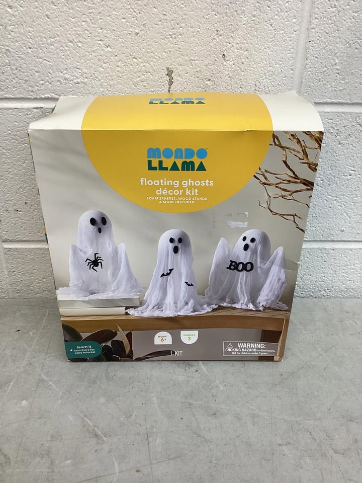 Mondo Llama 3ct Halloween Floating Ghost Ghosts Décor Kit