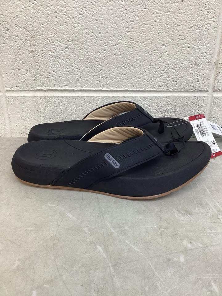 Hurley Men's Wave Flip-Flop, Size 10