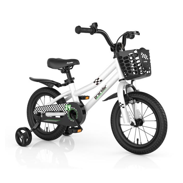 14 Inch Kids Bike with 2 Training Wheels for 3-5 Years Old