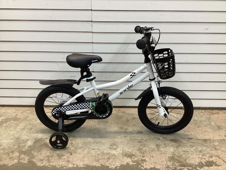 14 Inch Kids Bike with 2 Training Wheels for 3-5 Years Old