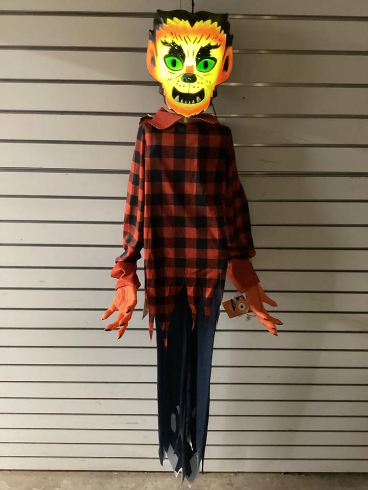 Hyde & EEK! Boutique 60" Light & Sound Werewolf Ghoul hanging decorative prop